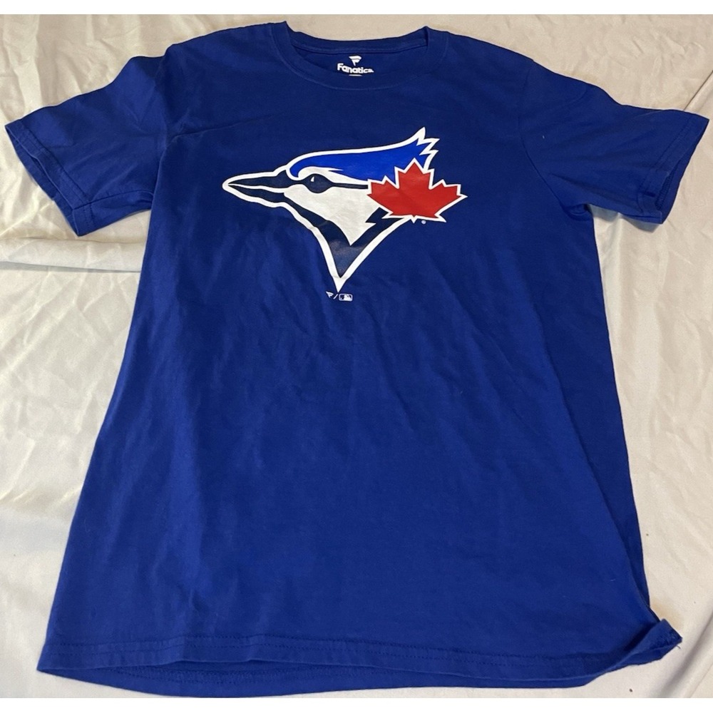 Toronto Blue Jays Shirt Mens Small Blue MLB Baseball Fanatics Short Sleeve Tee